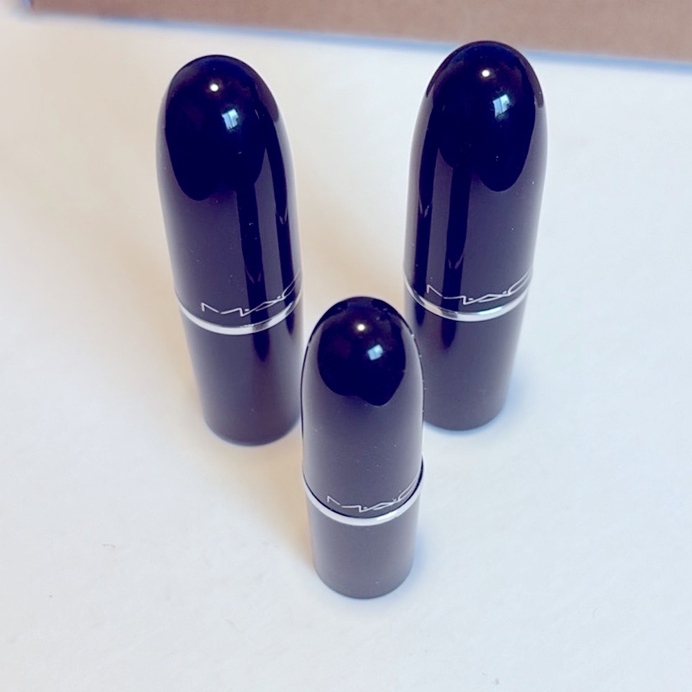 NEW Lot of 3x [MAC] Lustreglass Sheer-Shine Lipsticks Full Sz 548, 544; Mini 549 - Picture 12 of 13
